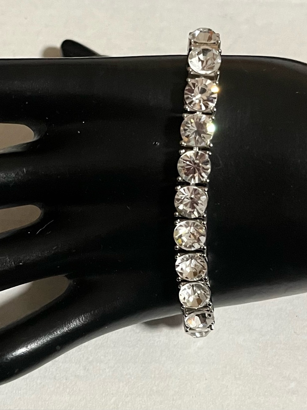 On 34th Crystal Tennis Bracelet NWT